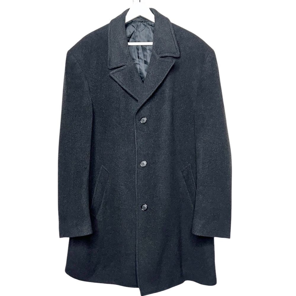 Ralph Lauren Blue Label Men's Black Wool Pea Coat